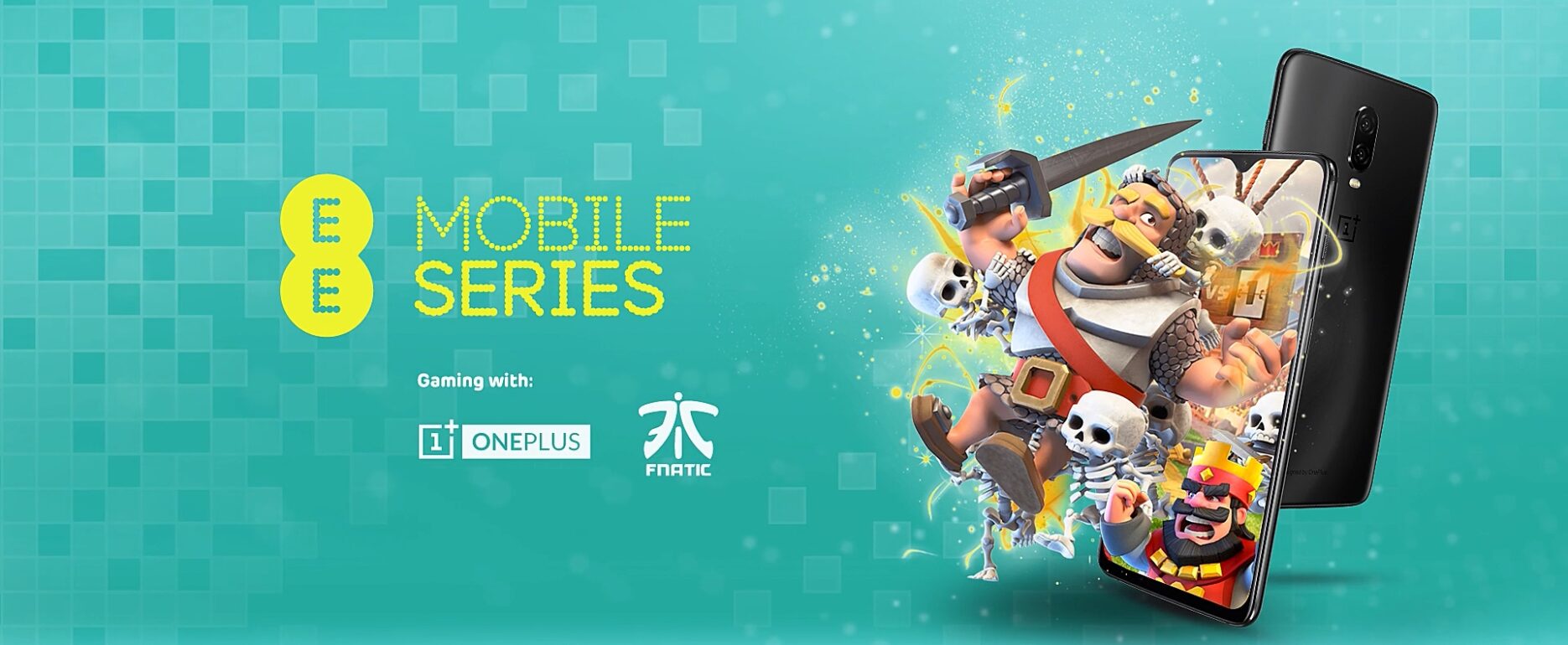 ESL mobile gaming series featuring fun characters and vibrant graphics on a smartphone.